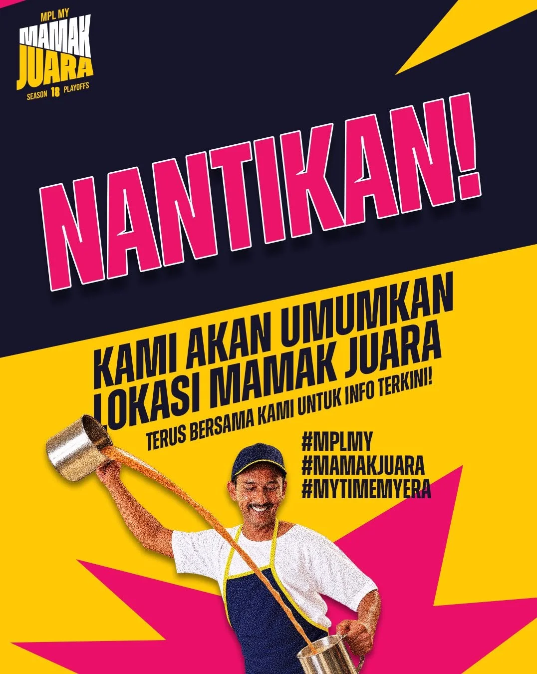 Nantikan pengumuman lokasi Mamak Juara